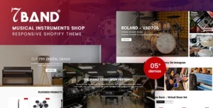 7Band – Musical Instruments Shop Shopify Theme