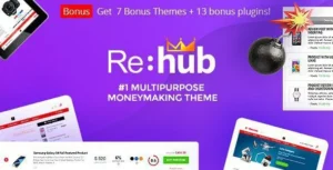 REHub – Price Comparison, Multi Vendor Marketplace Wordpress Theme